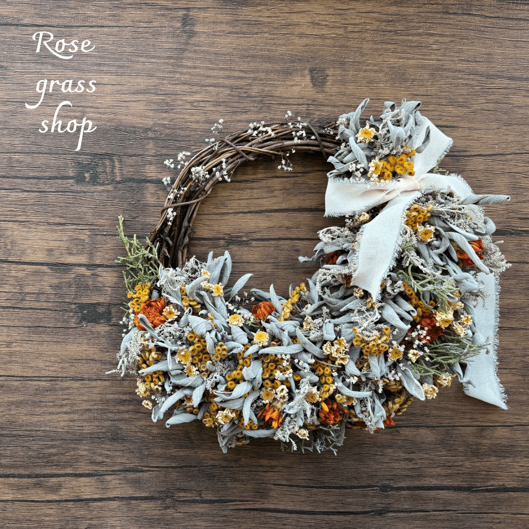 虫除けハーブのナチュラルリース