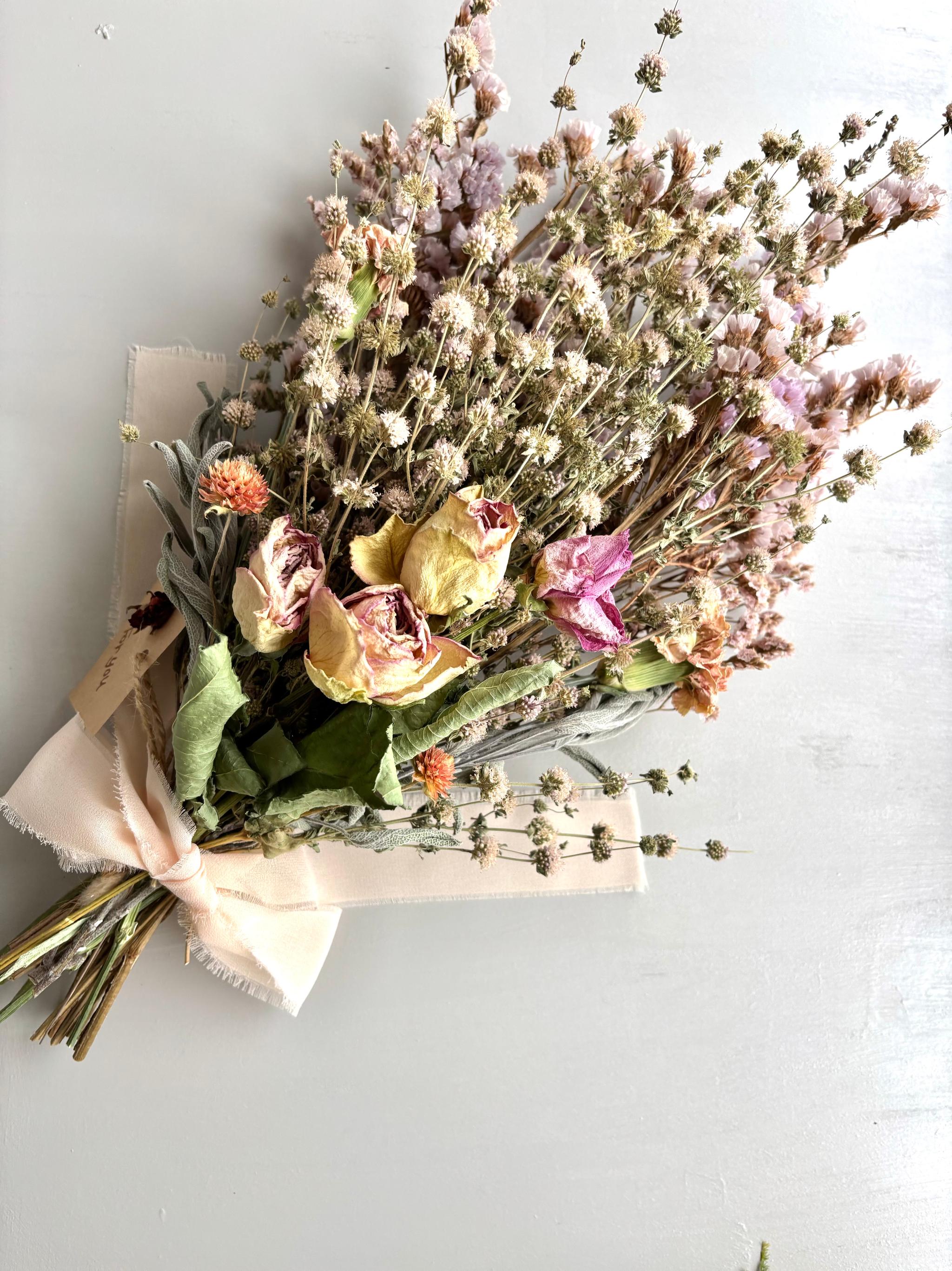 ペニーロイヤルミントと薔薇のスワッグ | 4枚目