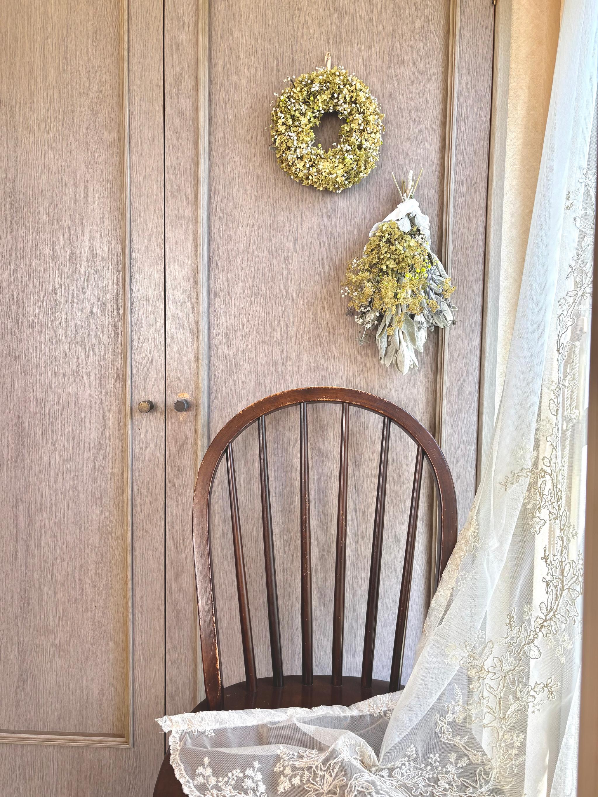 リース&スワッグset    アナベル | 2枚目