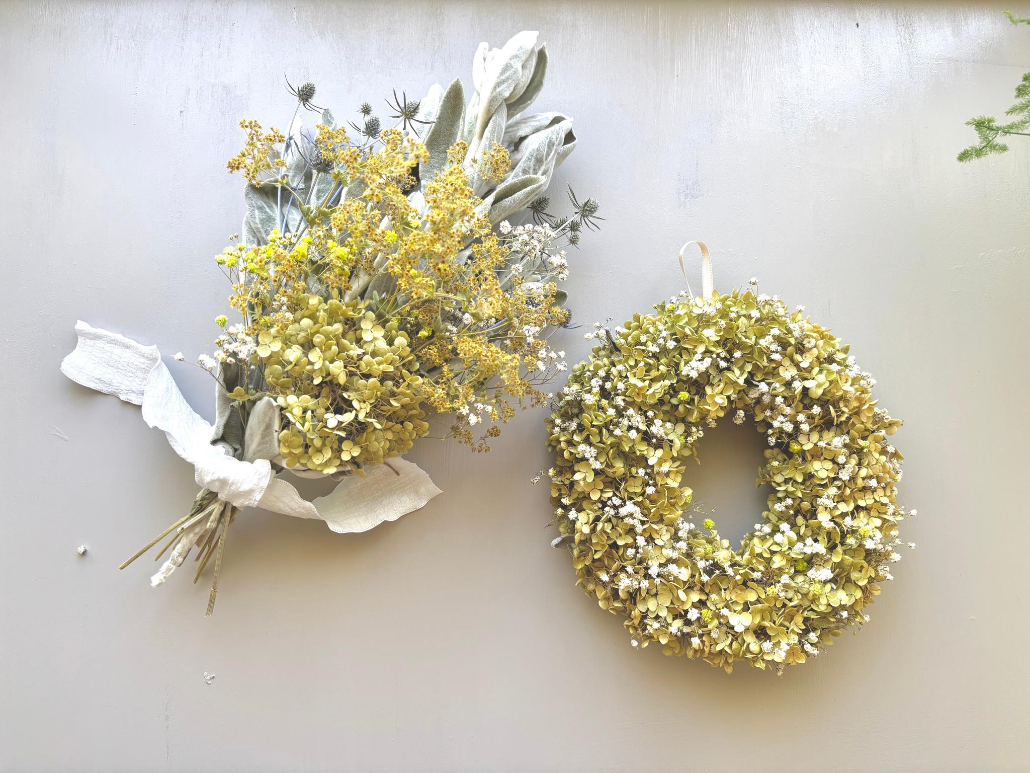 リース&スワッグset    アナベル | 3枚目