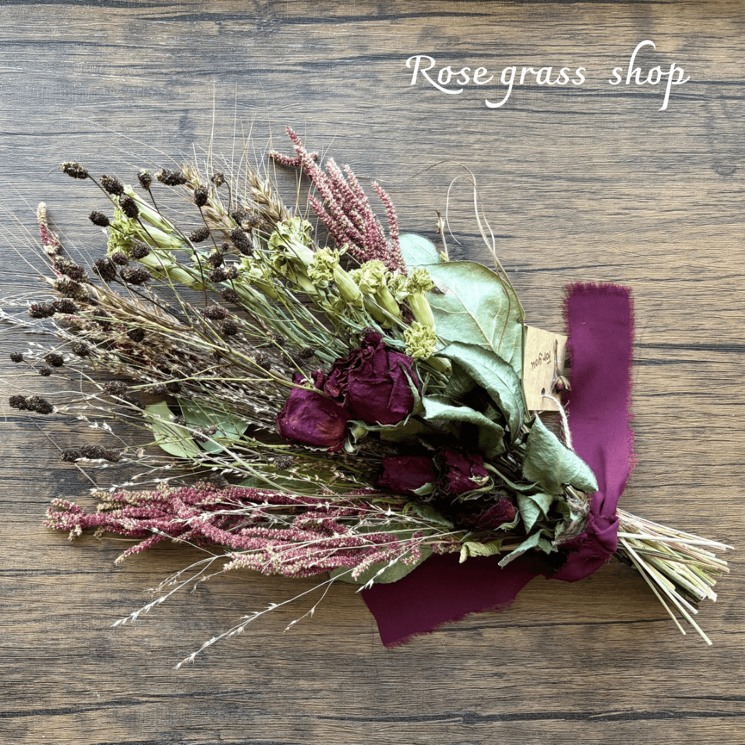 赤薔薇のスワッグ＊ダークレッド | 3枚目