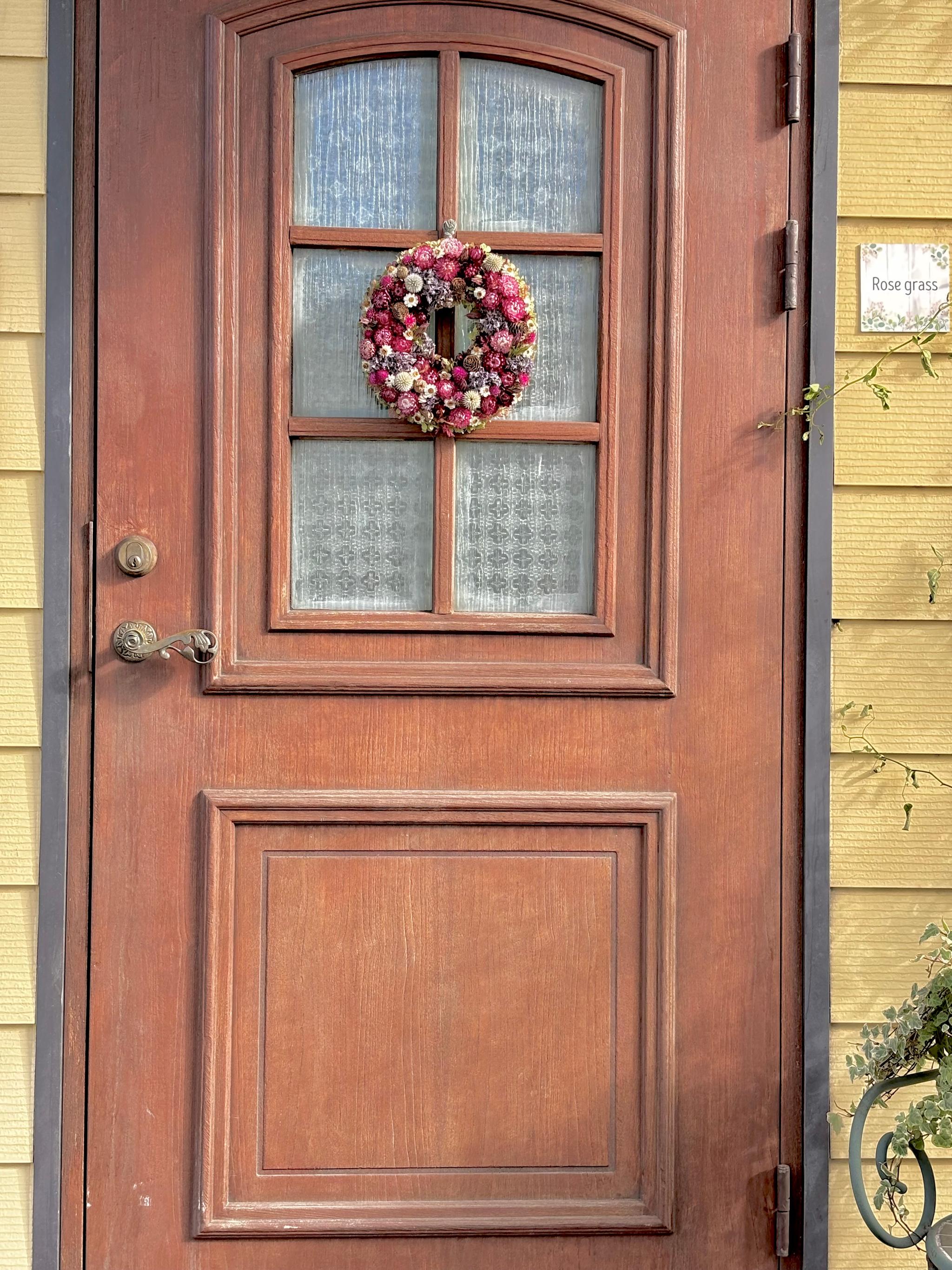 ベリーのようなドライフラワーリース | 7枚目