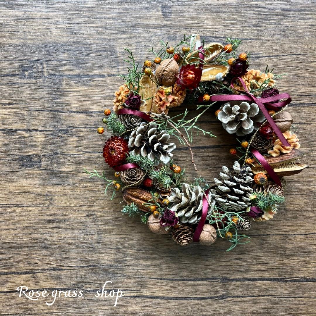 【送料無料】森の恵み＊木の実のリース | 3枚目