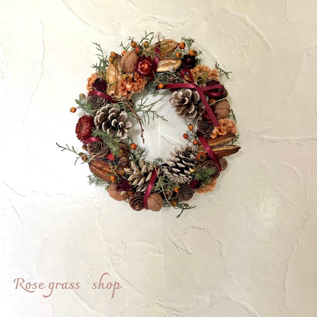 【送料無料】森の恵み＊木の実のリース | 5枚目