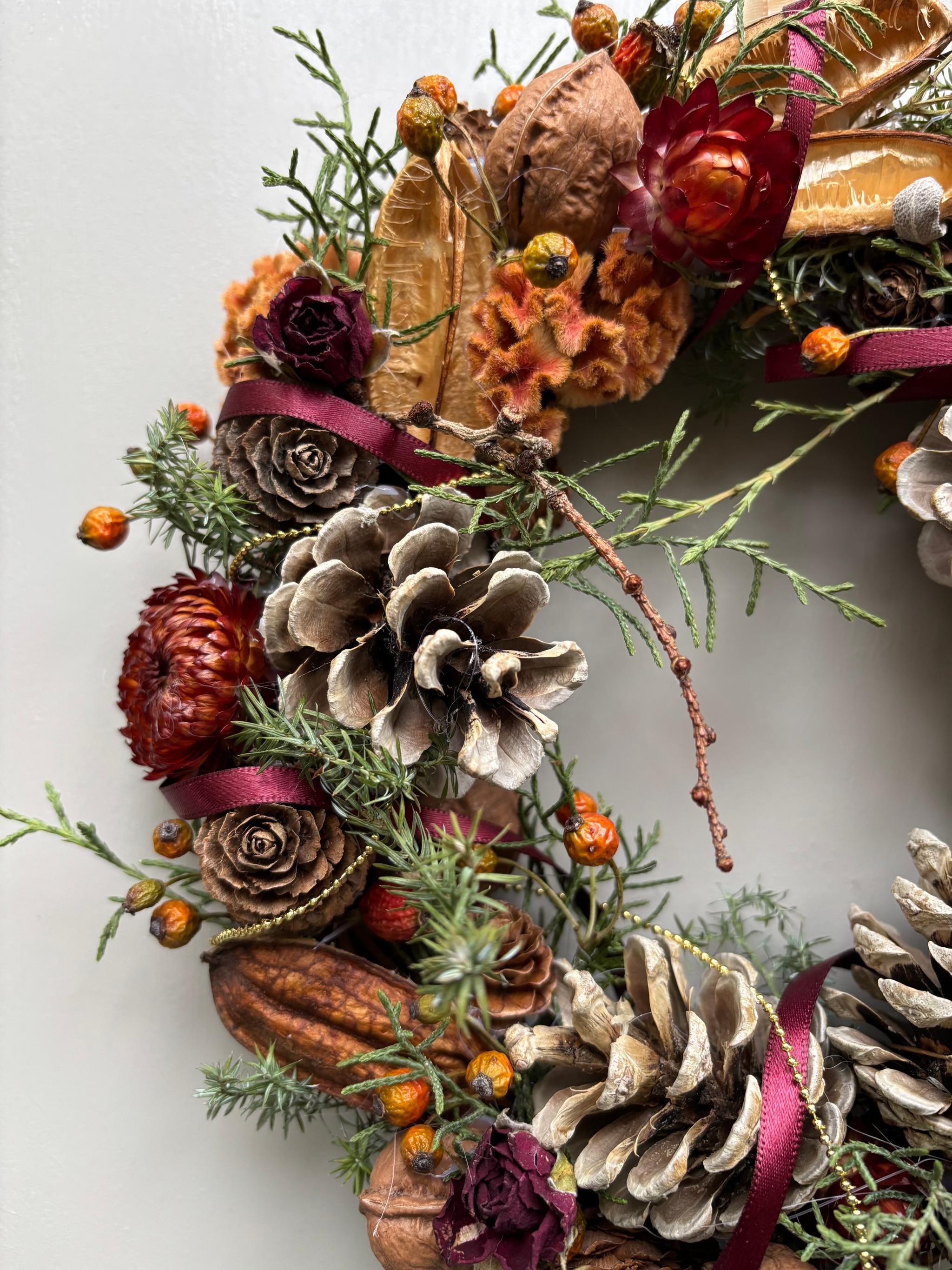 【送料無料】森の恵み＊木の実のリース | 6枚目