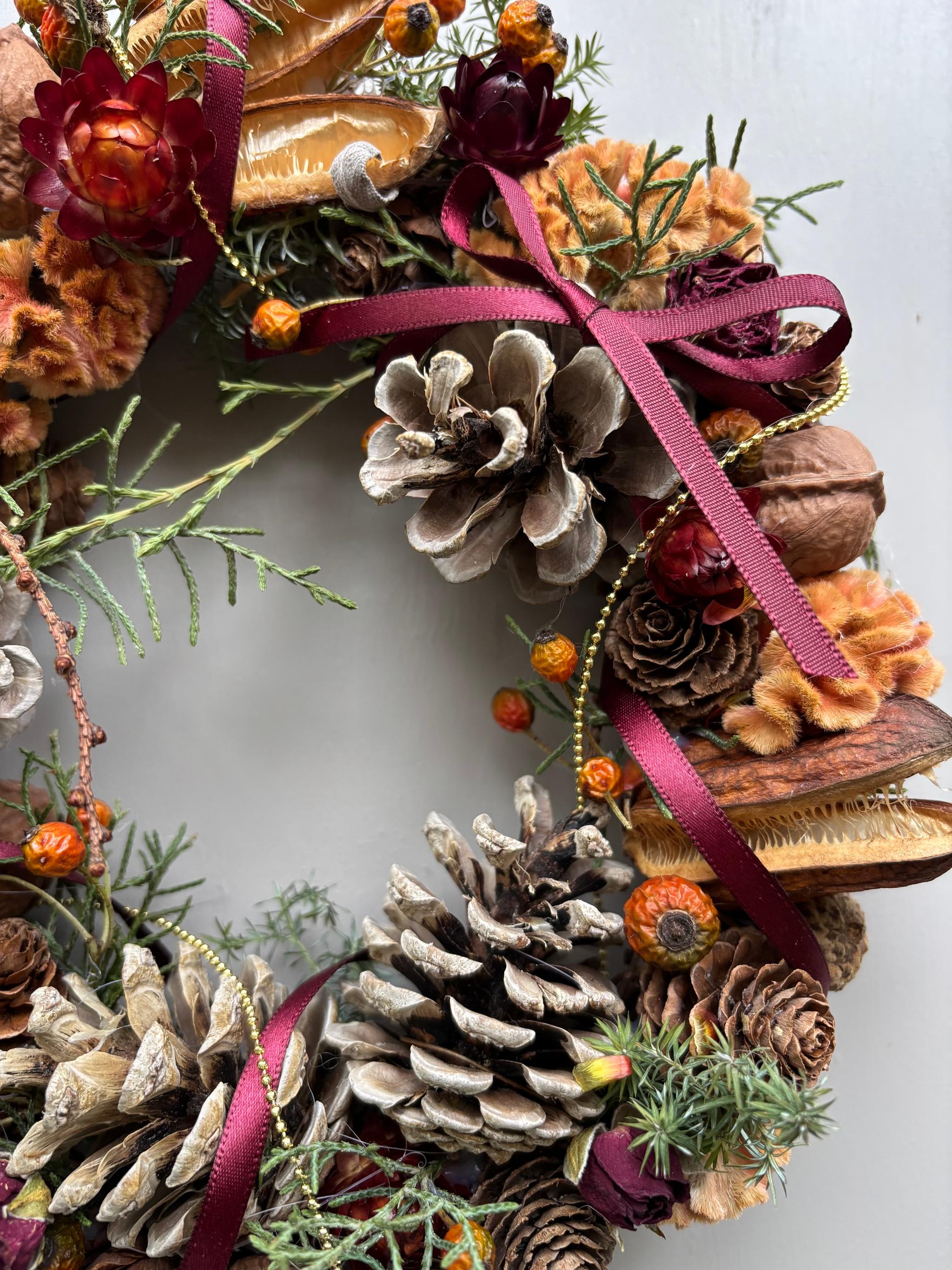 【送料無料】森の恵み＊木の実のリース | 7枚目