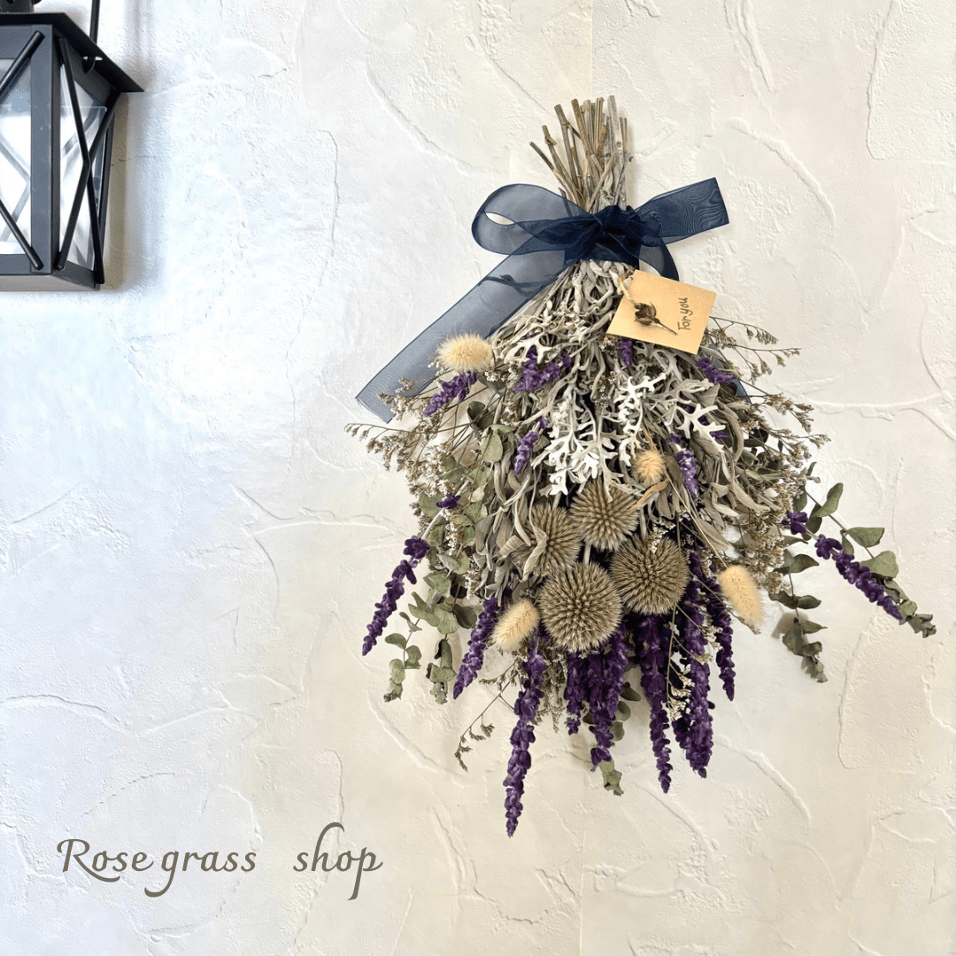 ドライフラワースワッグ＊winter gray | 2枚目