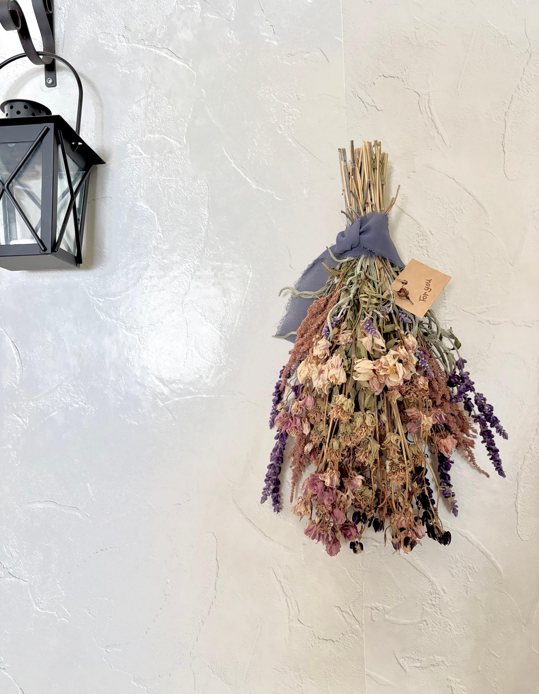 オダマキのドライフラワースワッグ | 4枚目